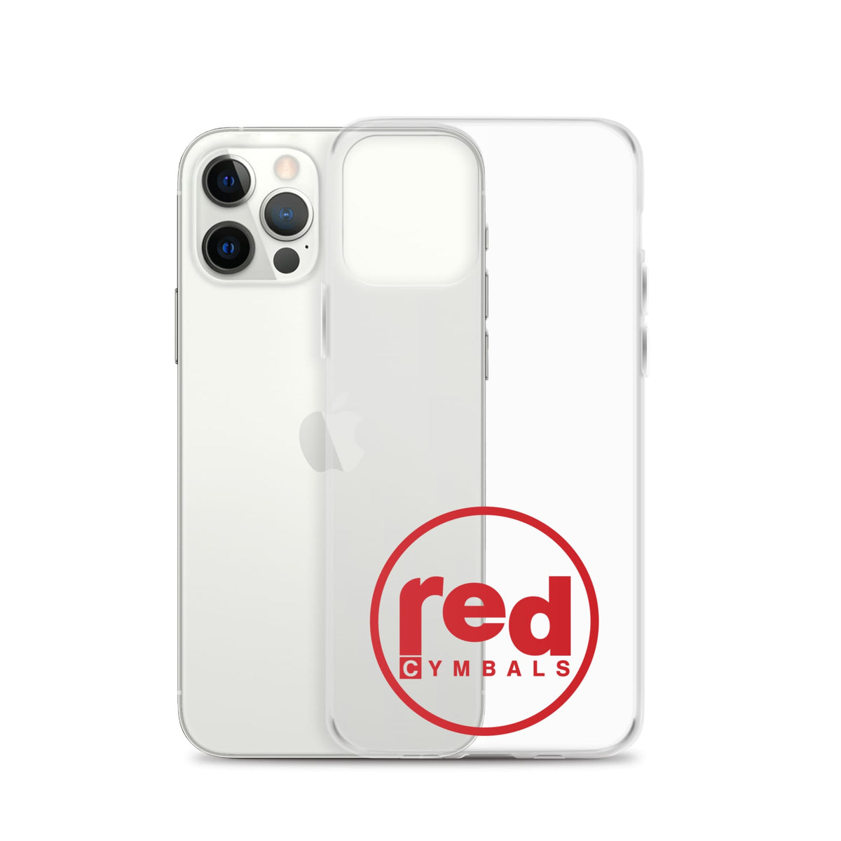 Red Cymbals Mobile Phone Case Clear Case for iPhone® Clear Case for iPhone®