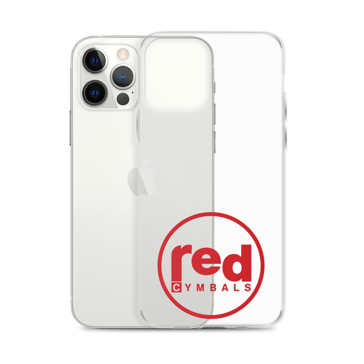 Red Cymbals Mobile Phone Case Clear Case for iPhone® Clear Case for iPhone®