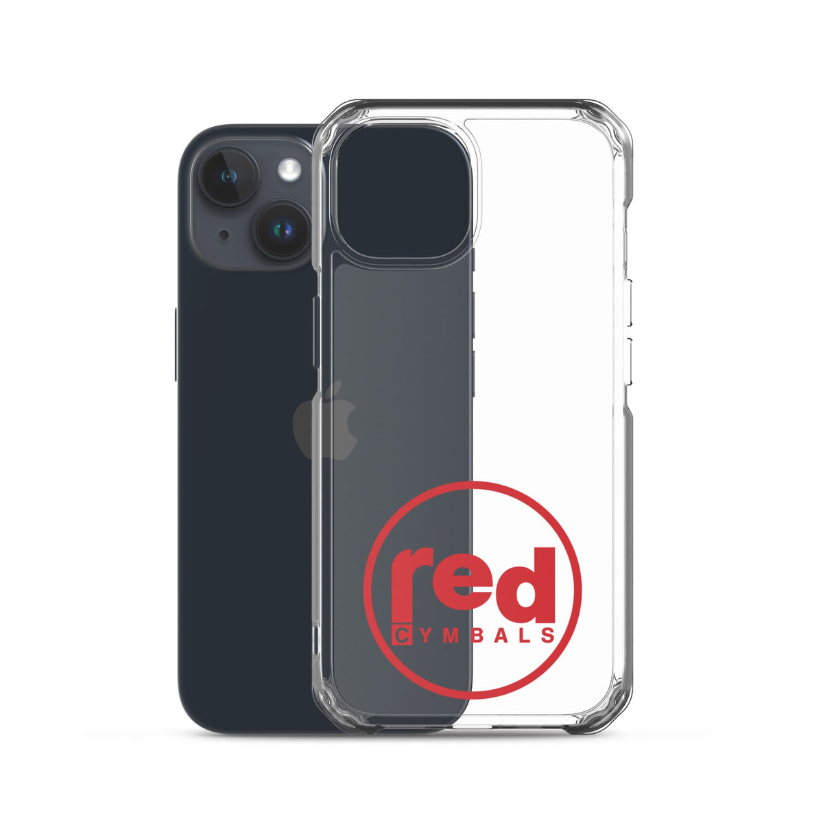Red Cymbals Mobile Phone Case Clear Case for iPhone® Clear Case for iPhone®