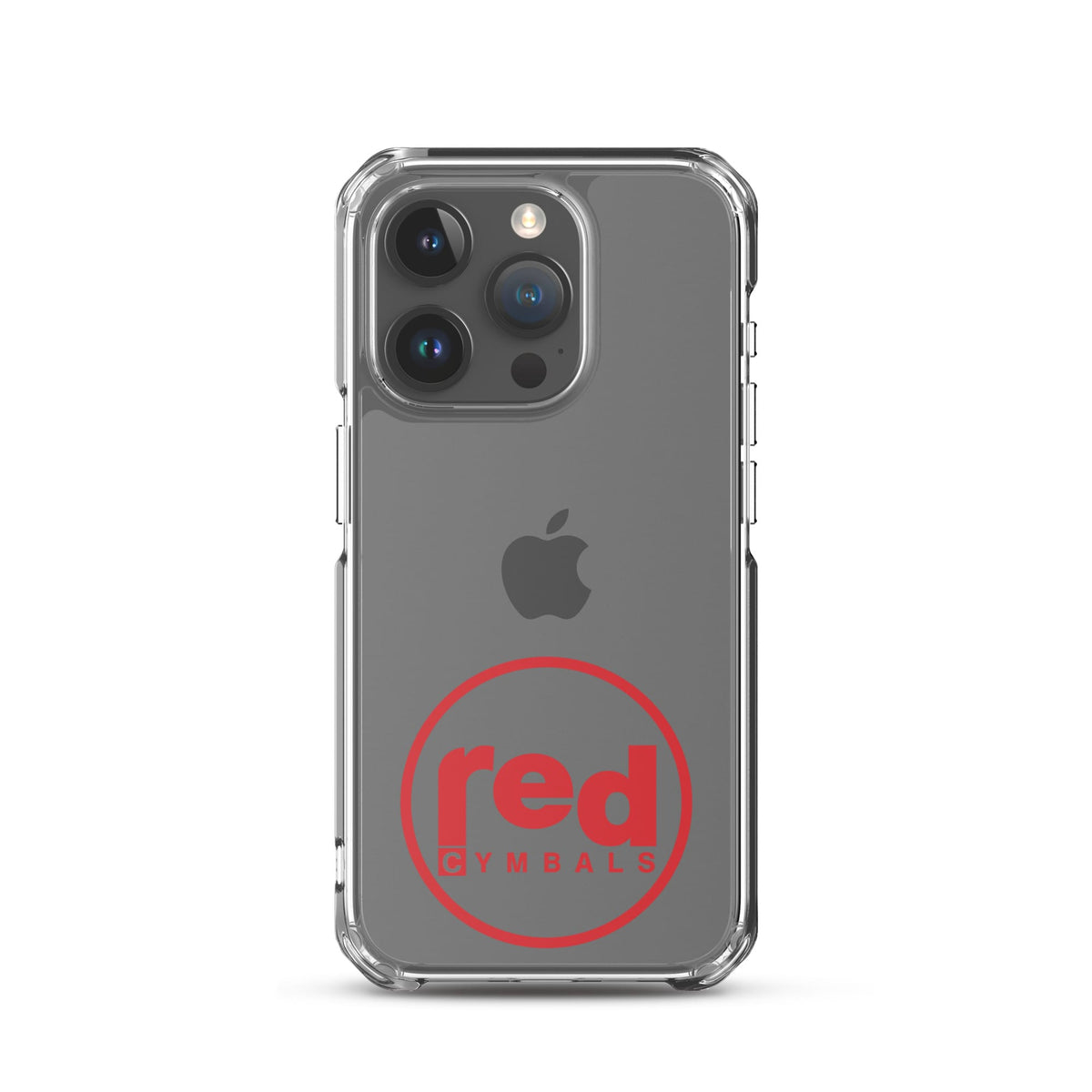 Red Cymbals Mobile Phone Case Clear Case for iPhone® Clear Case for iPhone®