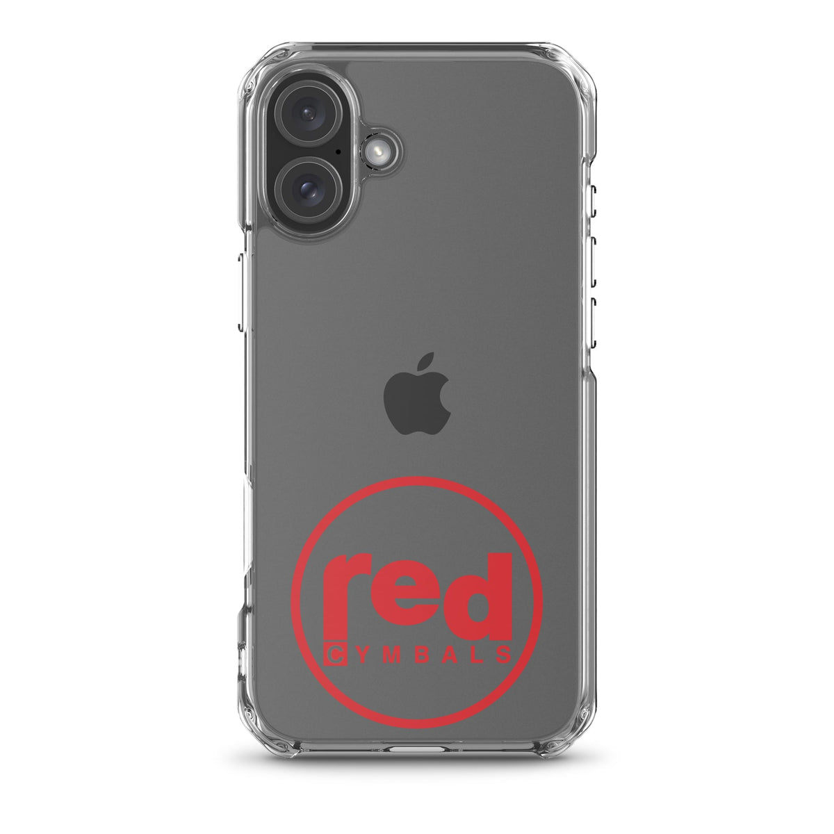 Red Cymbals Mobile Phone Case Clear Case for iPhone® Clear Case for iPhone®
