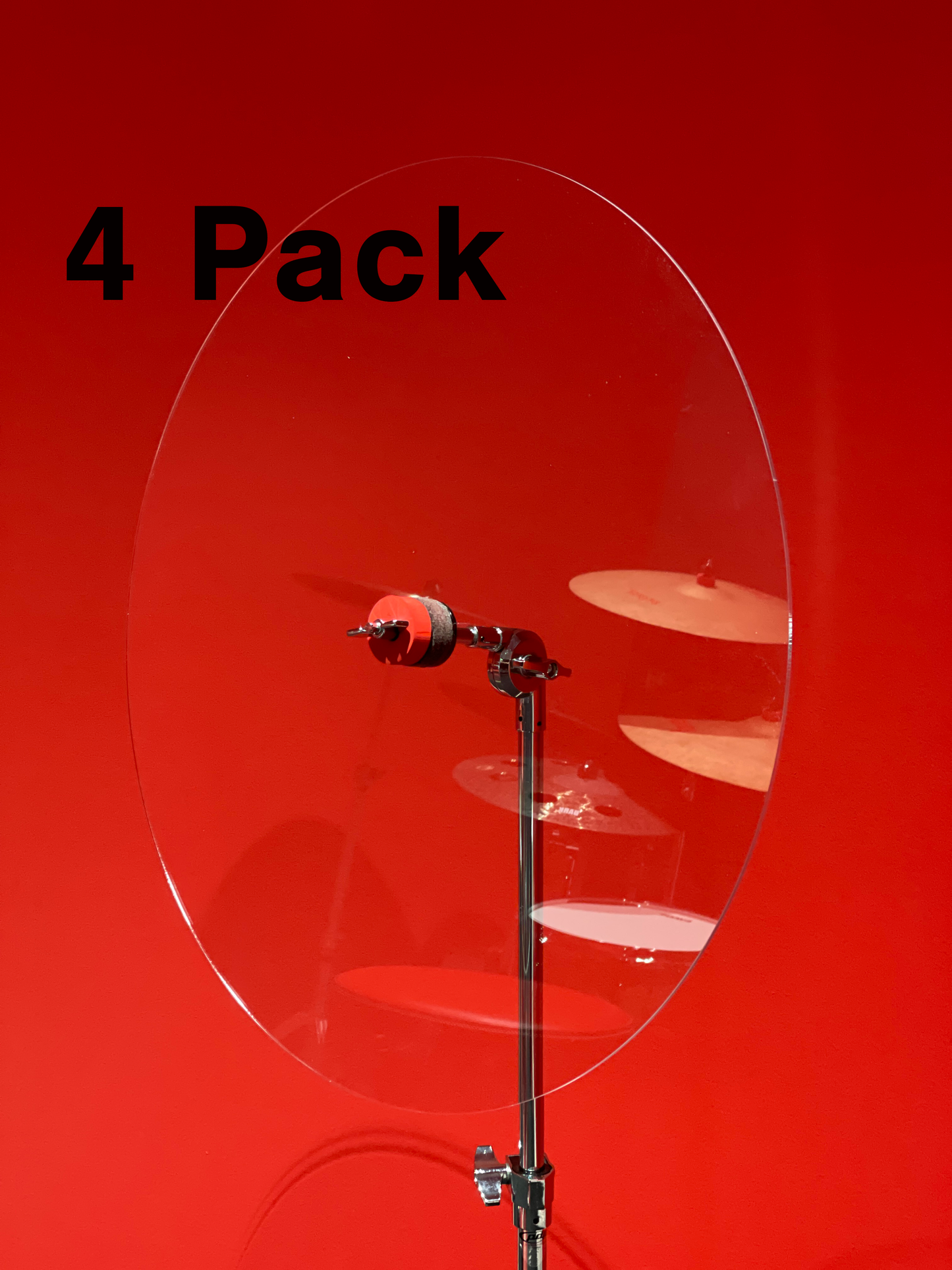 Red Cymbals 'Red Baffles' 4 Pack - MADE IN AUSTRALIA!