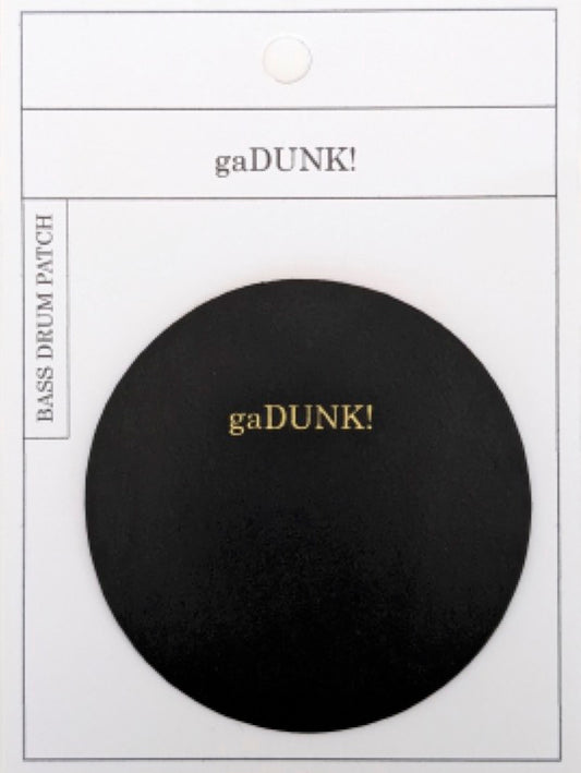 gaDUNK Leather Bass Drum Patch