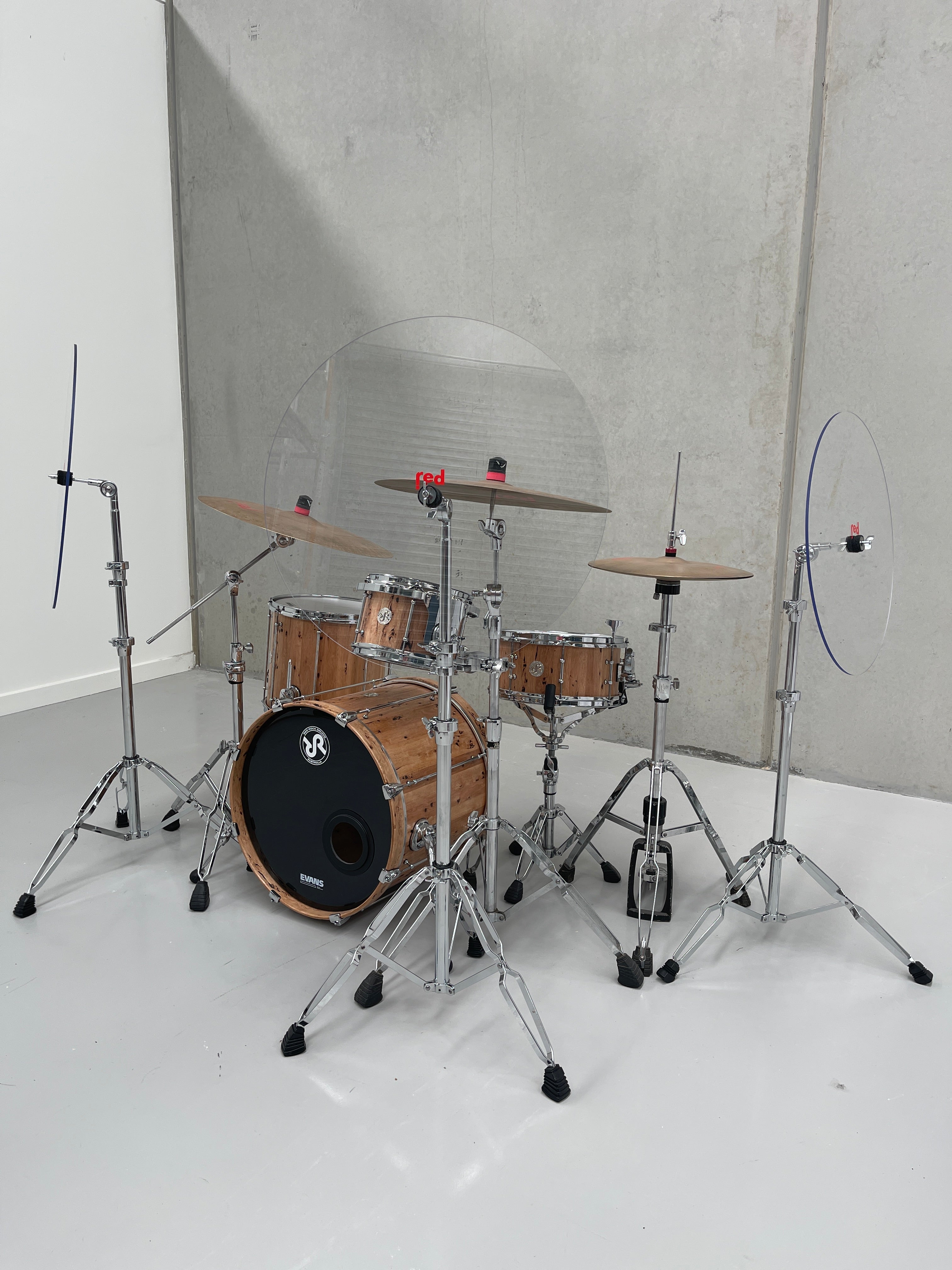 Red Cymbals 'Red' Baffles 3 Pack MADE IN AUSTRALIA Red Cymbals