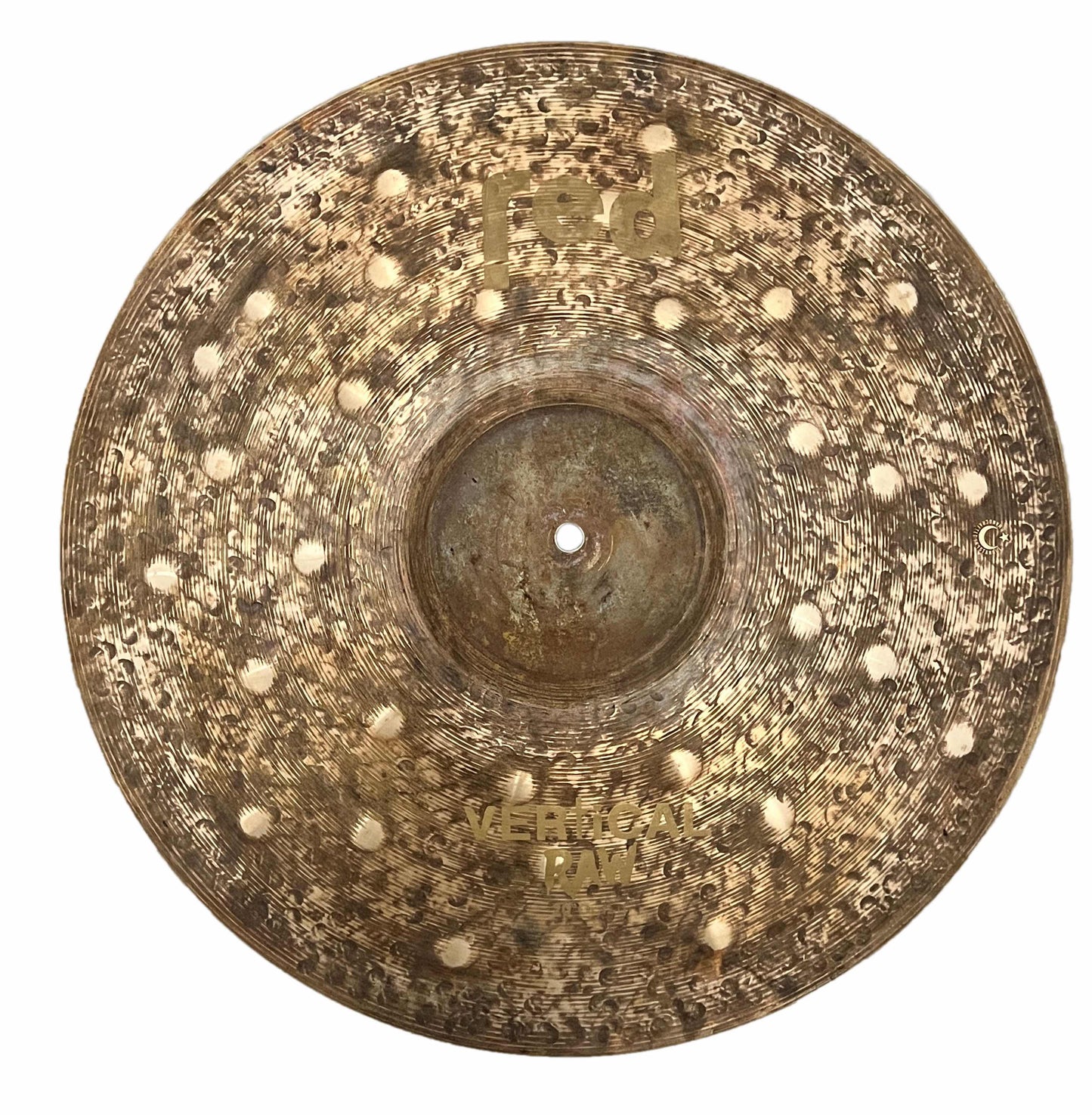 Vertical Raw Trash Crash Cymbal