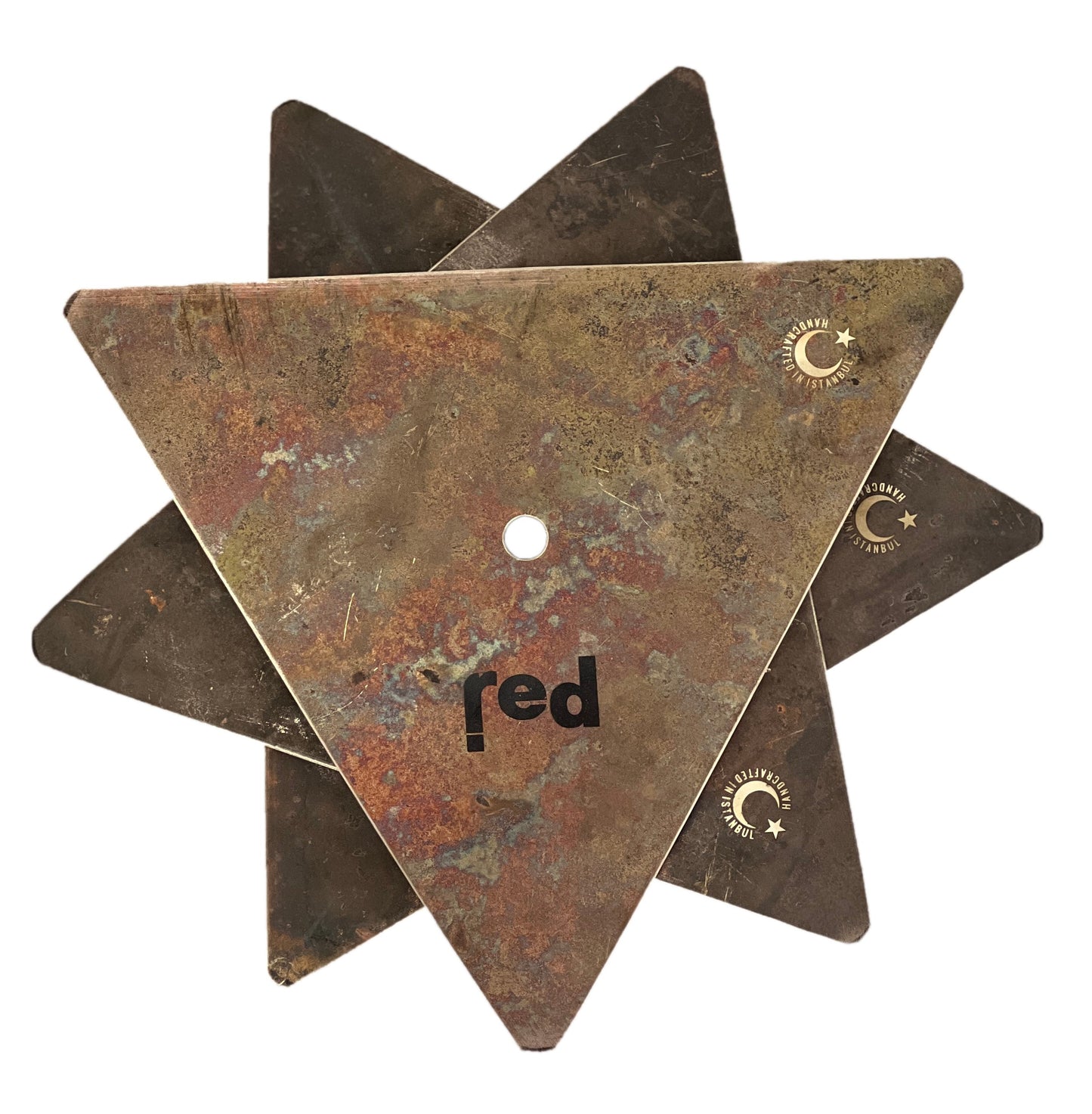 Pila de triángulos triples sin procesar