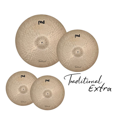 Traditional Black Logo Extra Hammer Cymbals | Red Cymbals