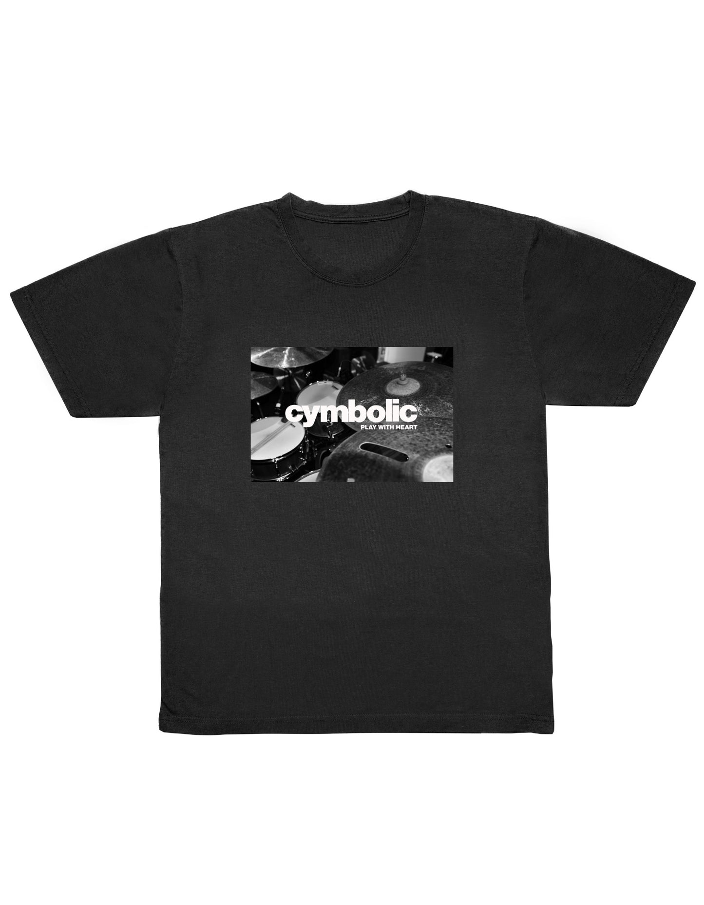 Cymbolic 'Play With Heart' Graphic Hoodie and Tshirt