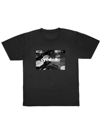 Cymbolic 'Play With Heart' Graphic Hoodie and Tshirt