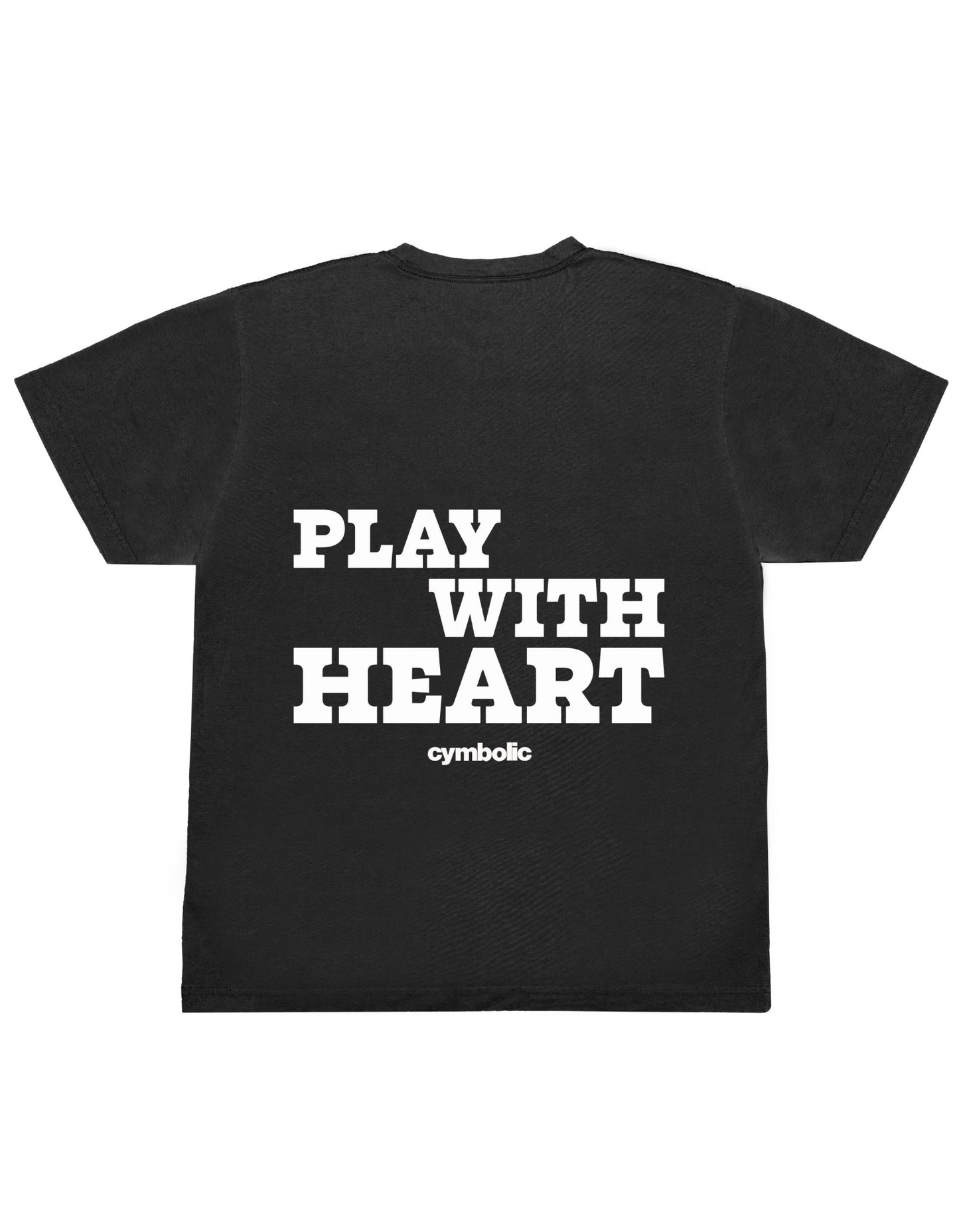 Cymbolic 'Play With Heart' Graphic Hoodie and Tshirt