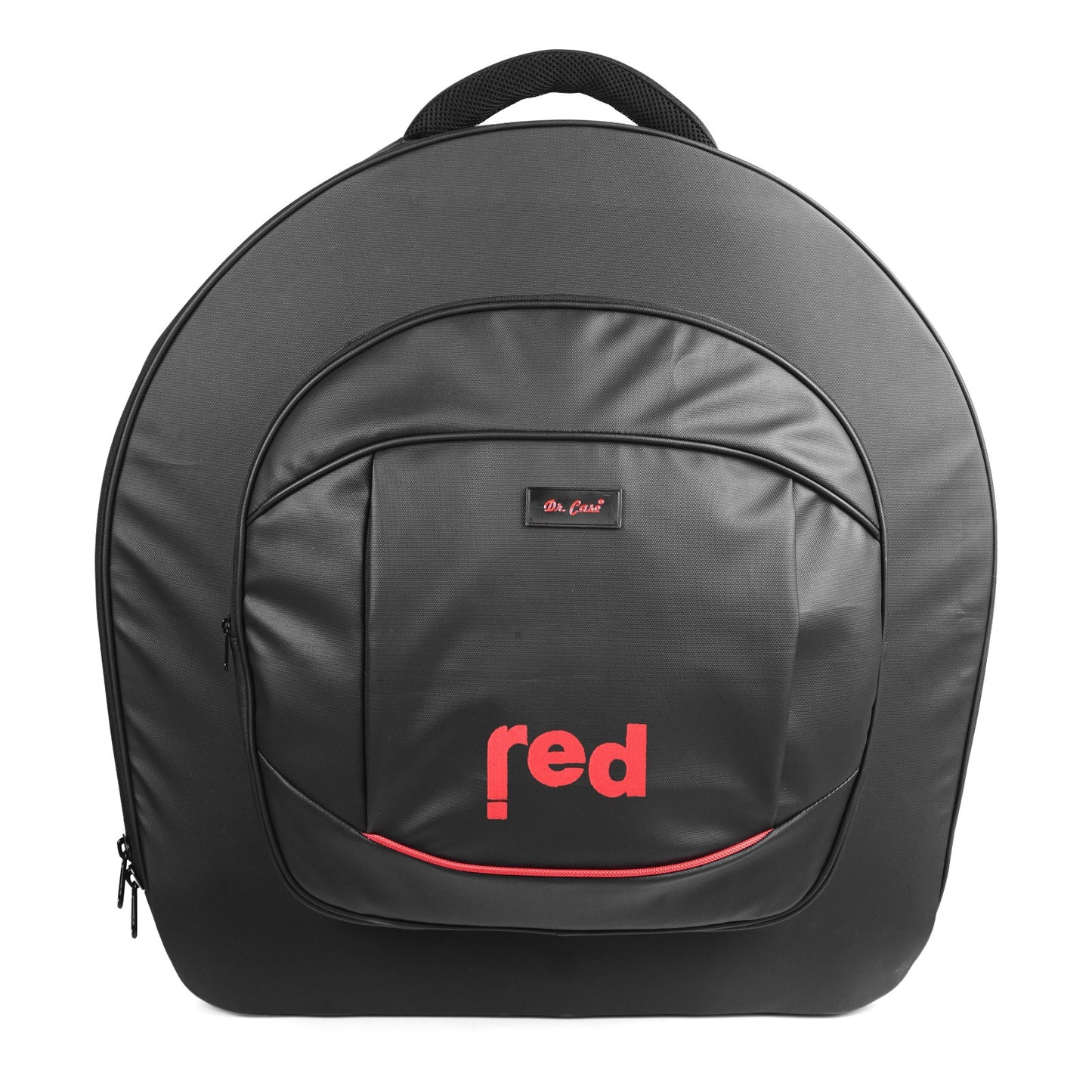 Estuche o bolsa de lujo para platillos de color rojo de 22", 24" o 26"