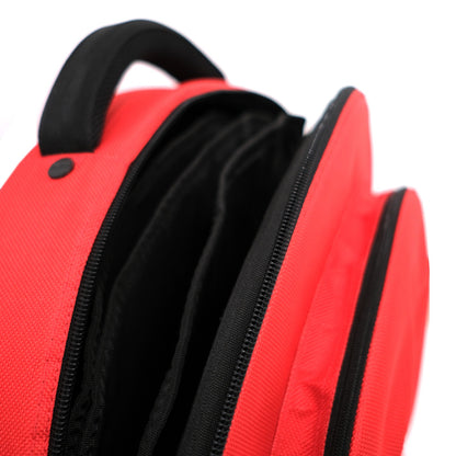 Estuche o bolsa de lujo para platillos de color rojo de 22", 24" o 26"