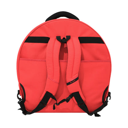Estuche o bolsa de lujo para platillos de color rojo de 22", 24" o 26"