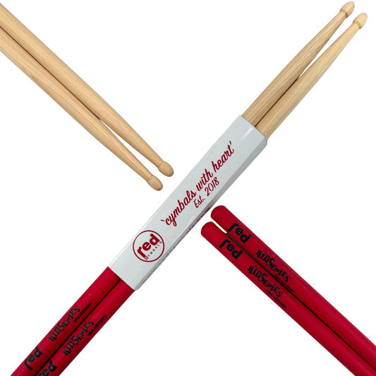 Rote Drumsticks Farbserie mehrere Größen
