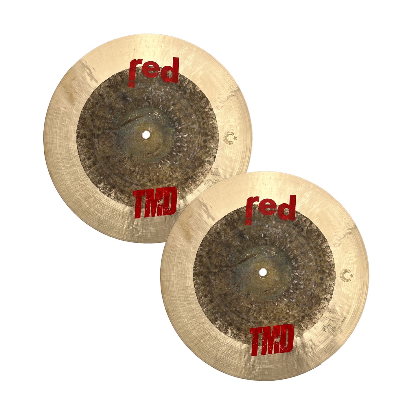 Red Cymbals TMD Series Hi-Hat Cymbal Set