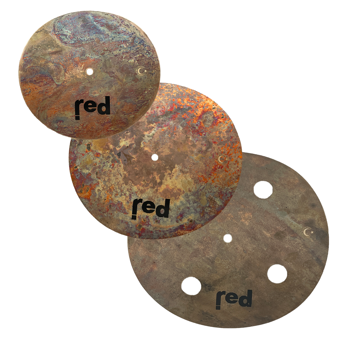 Red Cymbals 'Raw' Series 888 Stack