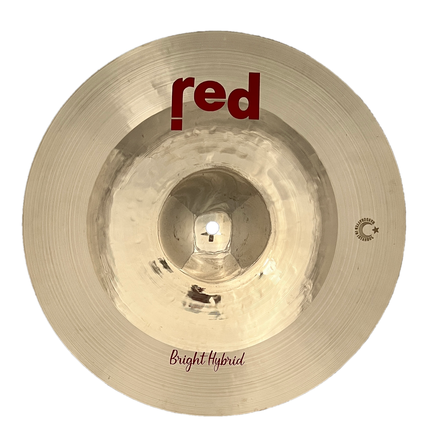 Red Cymbals Bright Hybrid Series Crash Cymbal