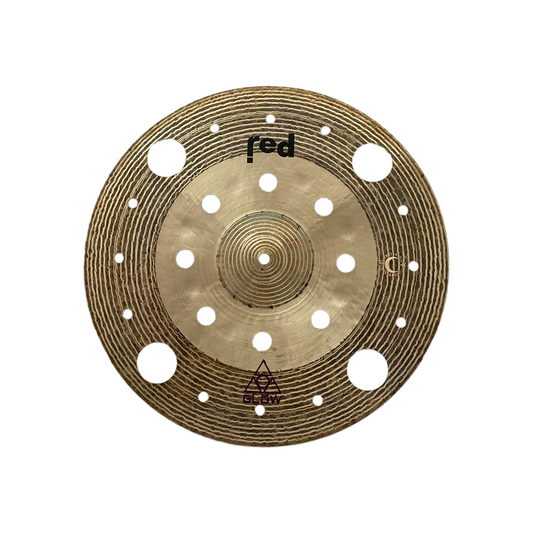 Red Cymbals Glow Series FX Crash Cymbal