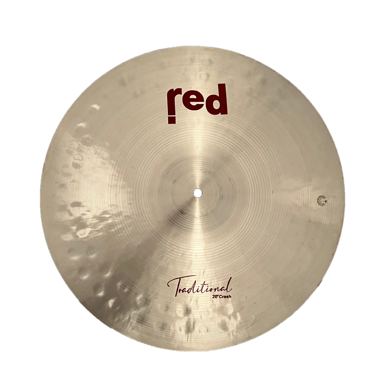 Red Cymbals Trad 'Mod' Crash Cymbal