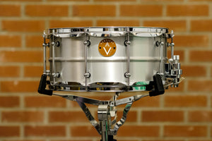 Vertical Drum Co. Pre-Chorus 14" x 6.5" Aluminium Snare Drum Aluminium Chrome with Trick Throw
