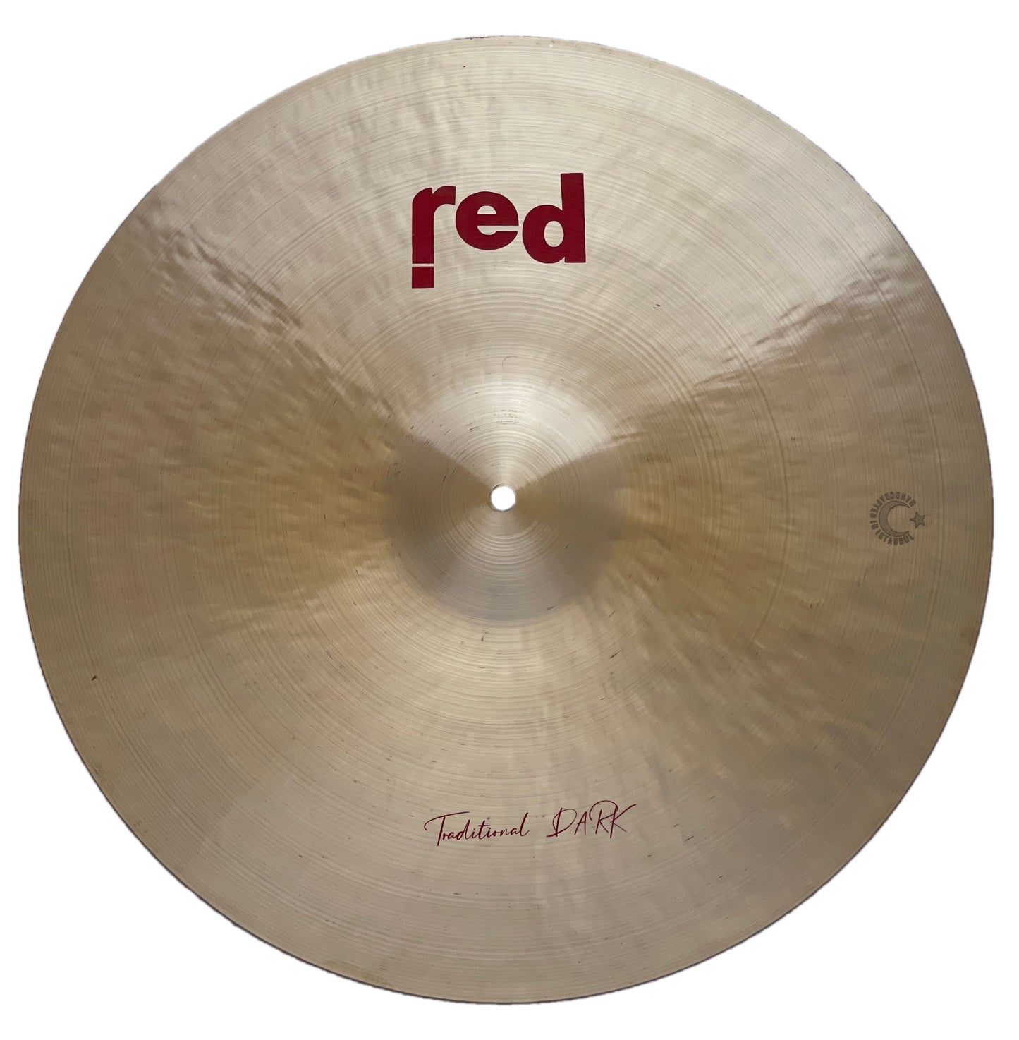 Red Cymbals Traditional Dark Series Crash Cymbal