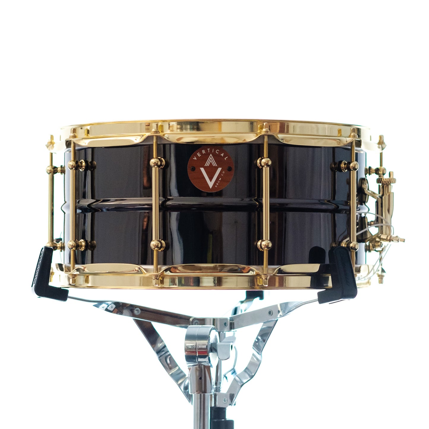 Vertical Drum Co. Verse 6.5×14” Beaded Black Nickel/Brass Snare Drum