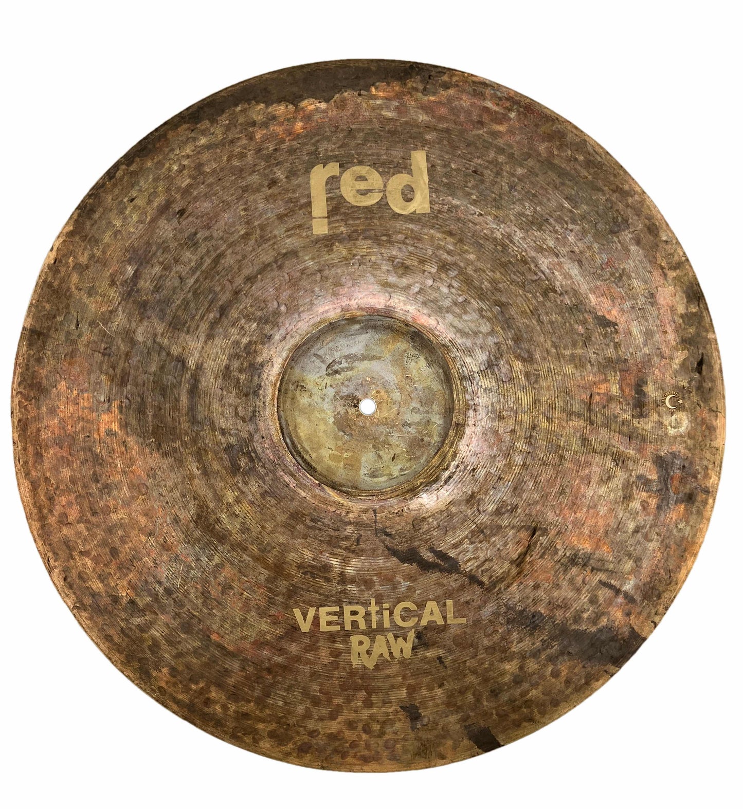 Red Cymbals Vertical Raw Series Light Ride Cymbal