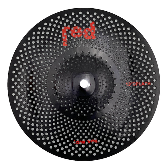 Red Cymbals Low Volume 10" Splash Cymbal Silver / Red / Black