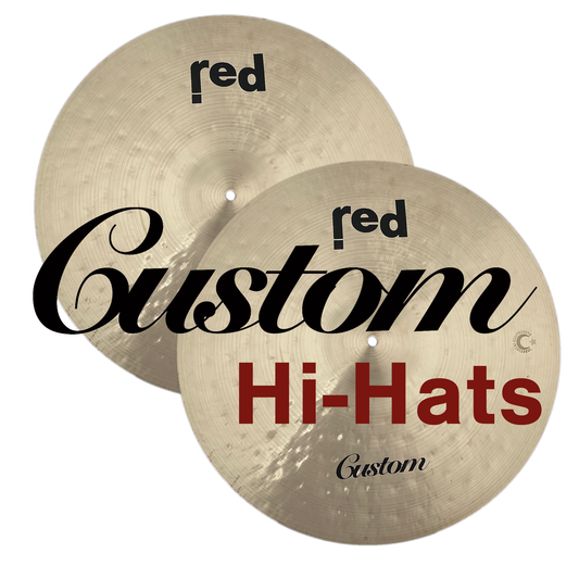 Red Cymbals 'Custom Order' Hi-hat Cymbals